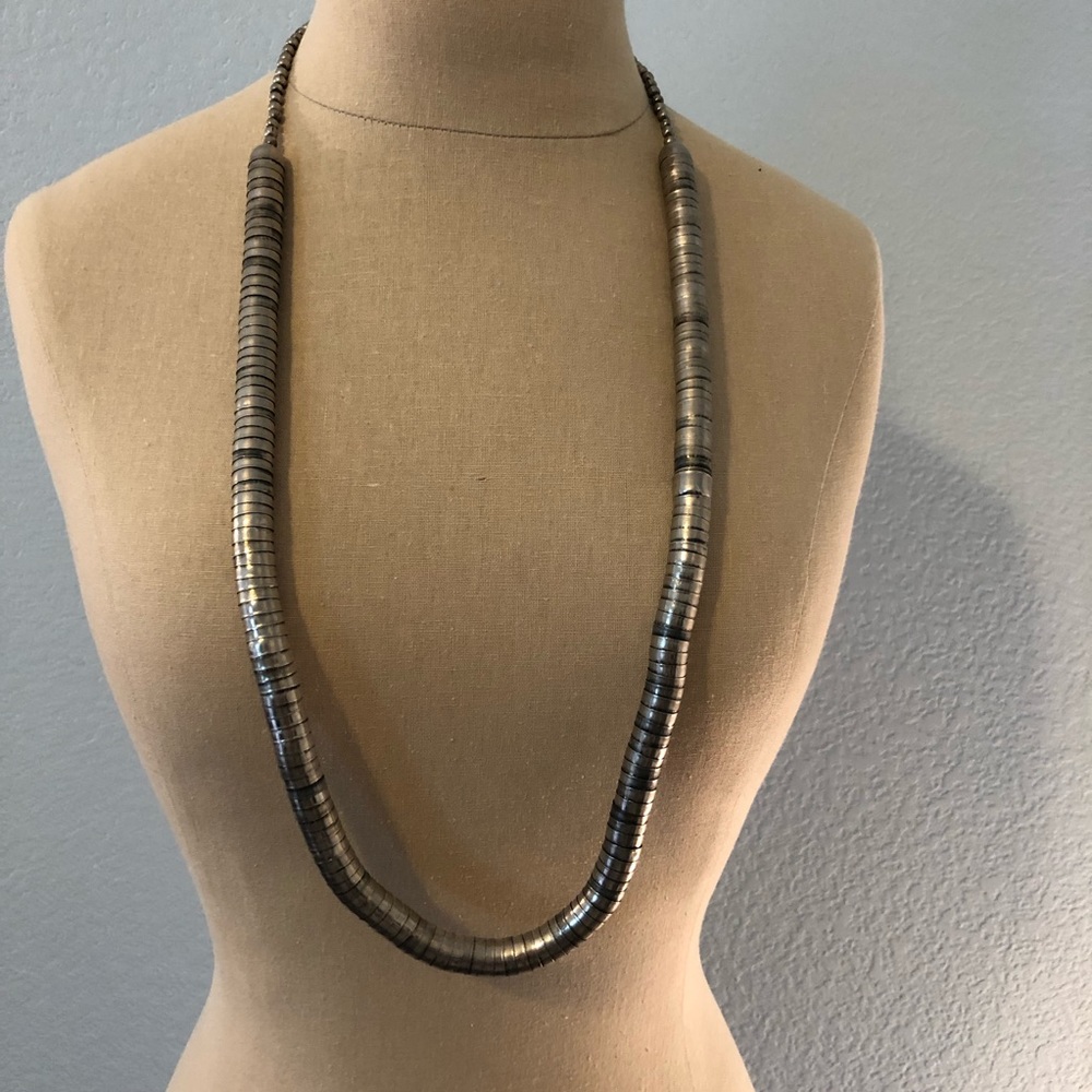 Stacked Caps Necklace
